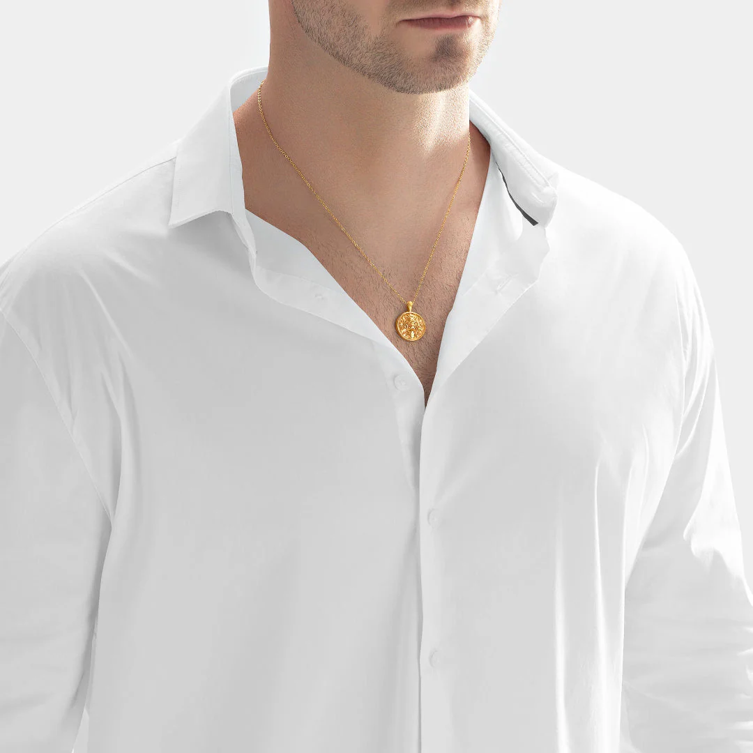 24Kt Gold Leo Pendant - Image 5
